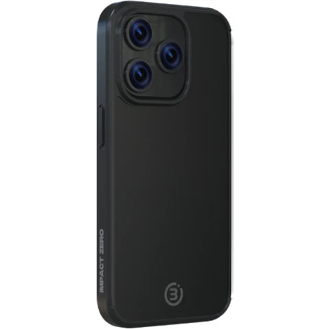 3SIXT iPhone 15 Pro MagSafe Impact Zero Phone Case - Clear Black