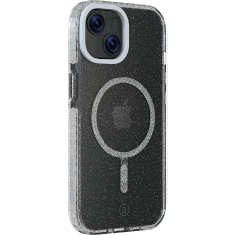 3SIXT iPhone 15 Impact Zero MagSafe Phone Case - Clear Glitter