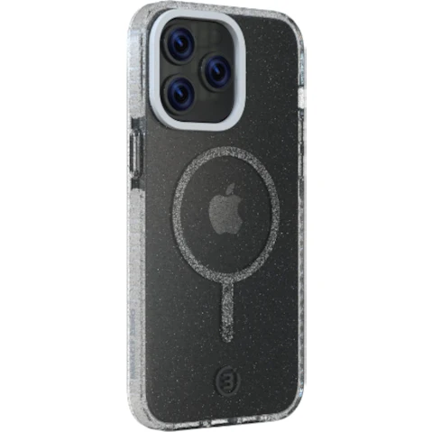 3SIXT iPhone 15 Pro Max Impact Zero MagSafe Phone Case - Clear Glitter