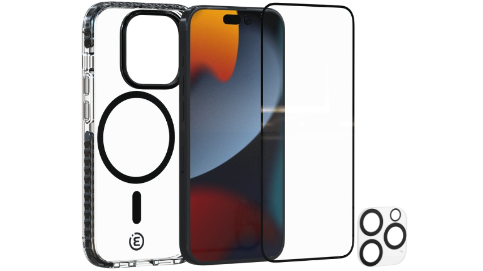 3SIXT iPhone 15 Pro Impact Zero Phone Case with Lens Protector - Clear