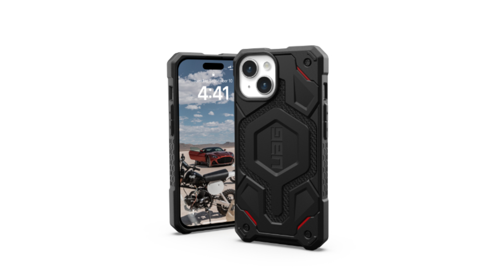 UAG iPhone 15 Plus Monarch Pro Magsafe Phone Case - Carbon Fiber