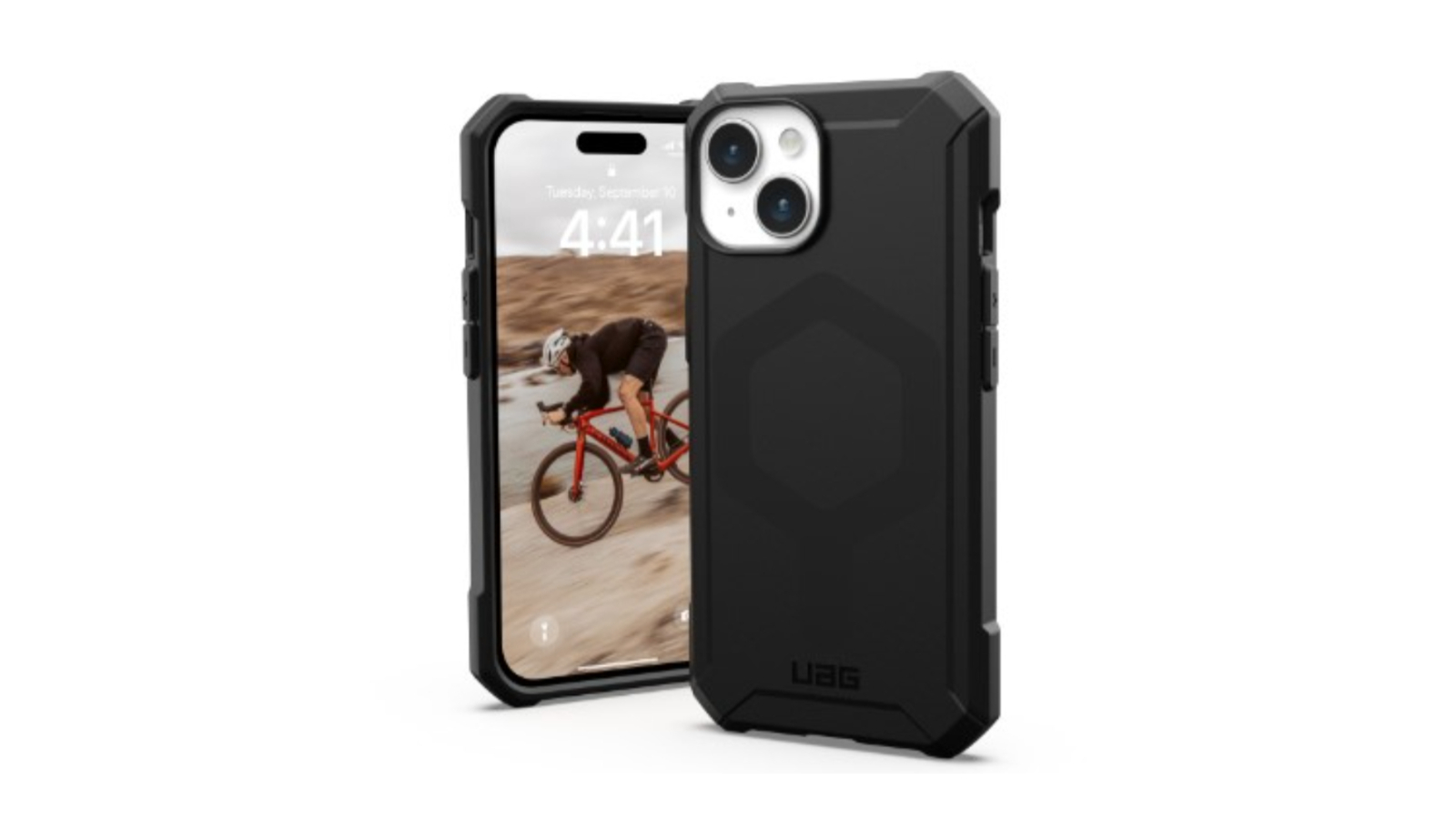 UAG iPhone 15 Plus Essential Armor Magsafe Phone Case - Black