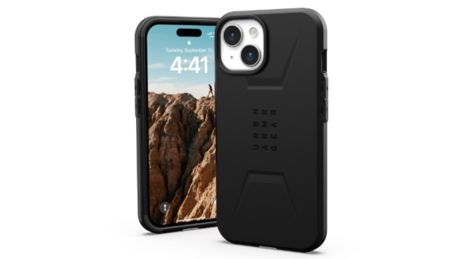 UAG iPhone 15 Plus Civilian Magsafe Phone Case - Black