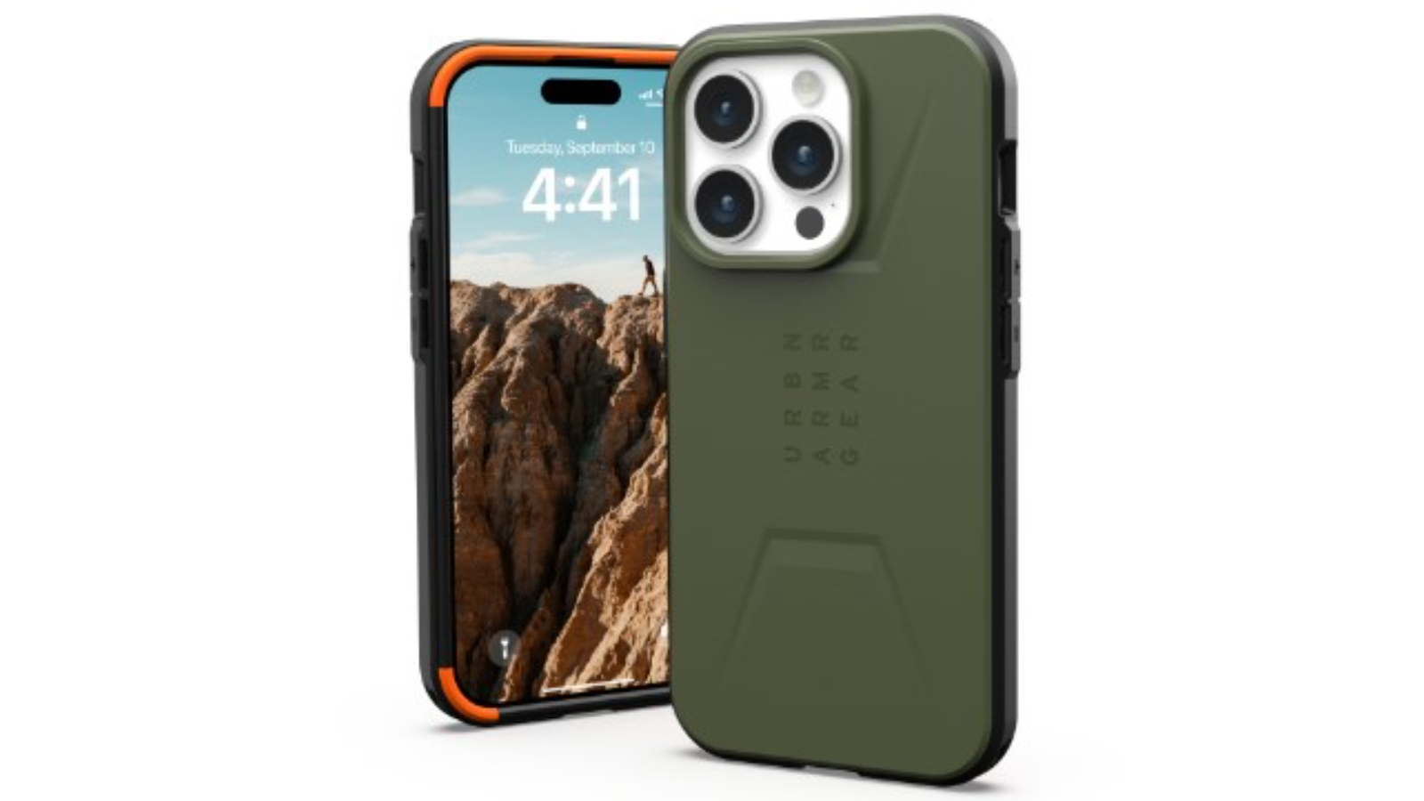 UAG iPhone 15 Pro Max Civilian Magsafe Phone Case - Olive Drab