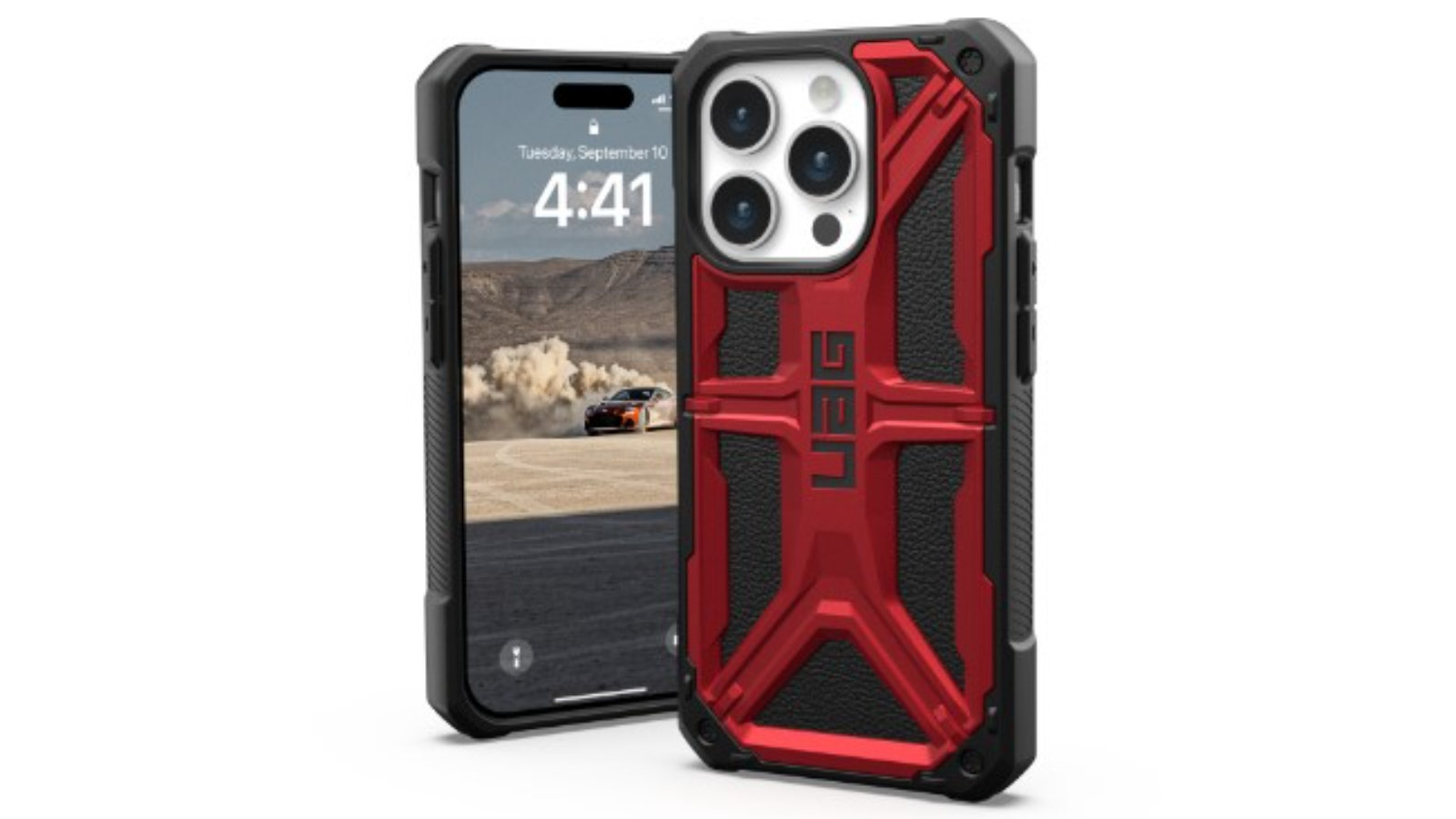 UAG iPhone 15 Pro Monarch Phone Case - Crimson