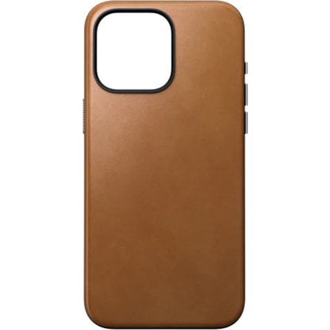 Nomad iPhone 15 Pro Max NMD Leather Case - English Tan