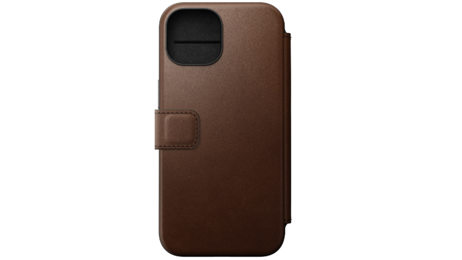 Nomad iPhone 15 NMD Leather Folio - Brown