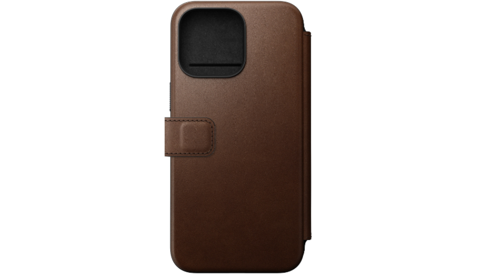 Nomad iPhone 15 Pro Max NMD Leather Folio Brown Harvey Norman