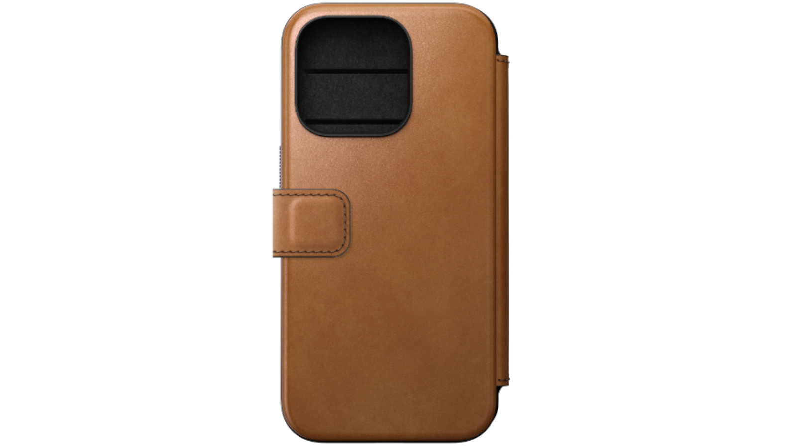 Nomad iPhone 15 Pro NMD Leather Folio - English Tan