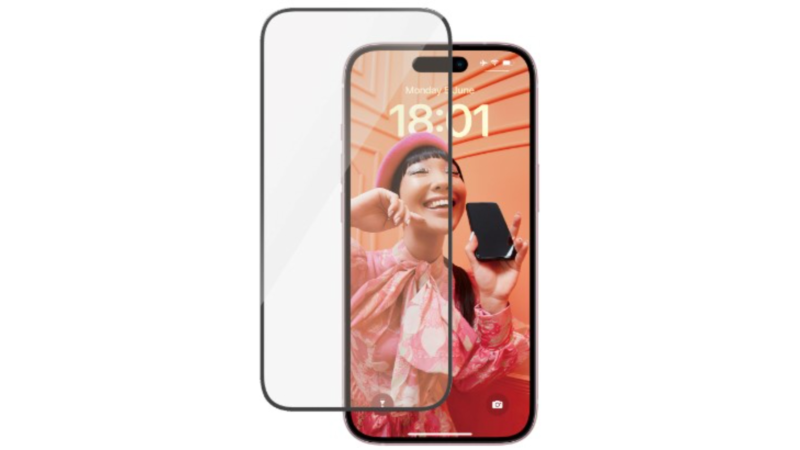 Panzer Glass UltraWide Fit Screen Protector - iPhone 15