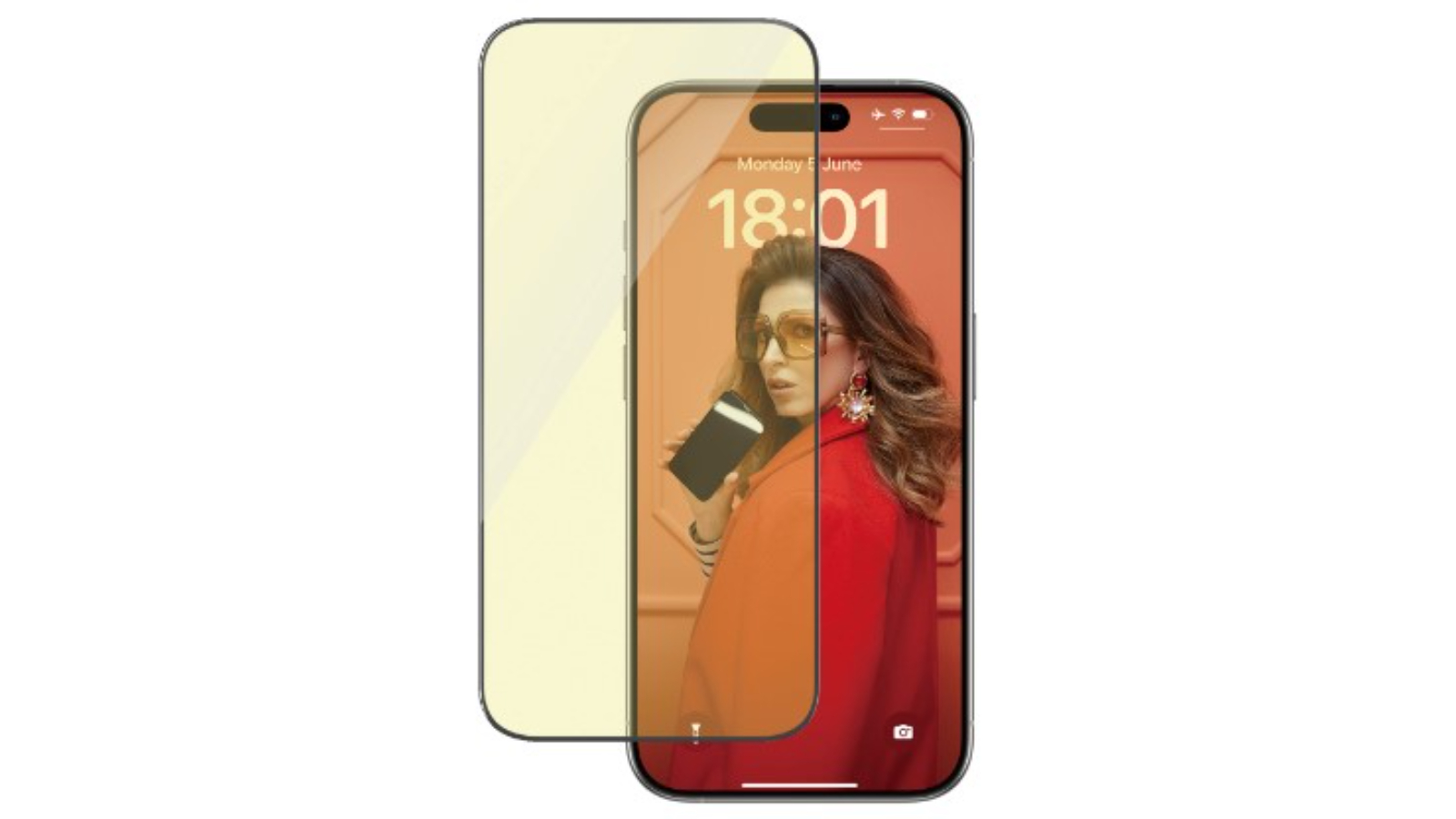 Panzer Glass UWF Anti-Bluelight/Reflective Screen Protector - iPhone 15 Pro
