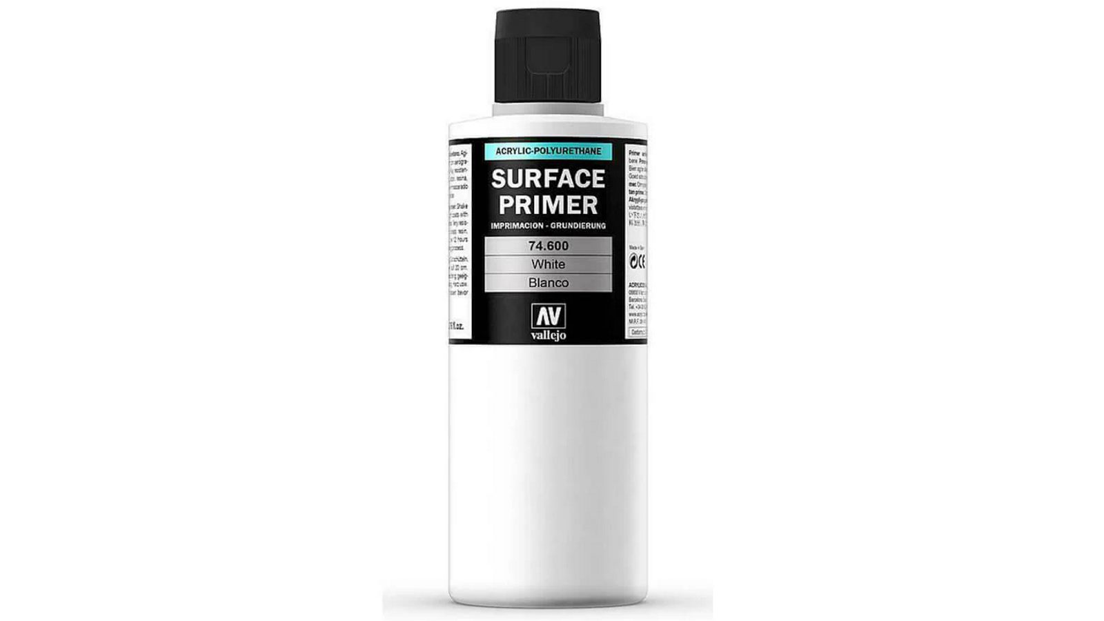 Vallejo 200ml Surface Primer Colour - White