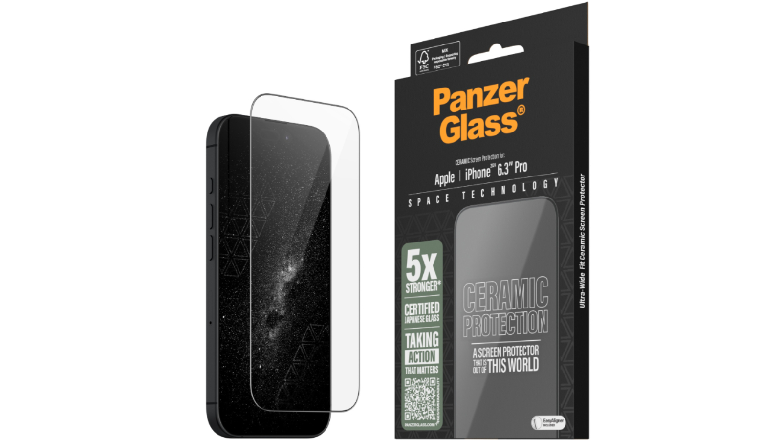 PANZER Glass Ceramic Screen Protector iPhone 16 Pro
