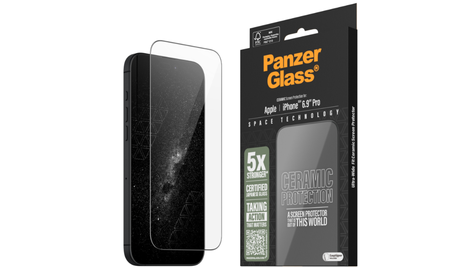 PANZER Glass Ceramic Screen Protector iPhone 16 Pro Max