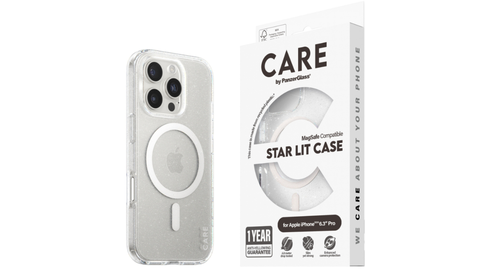 PANZER CARE Flagship MagSafe Case for iPhone 16 Pro - Starlight