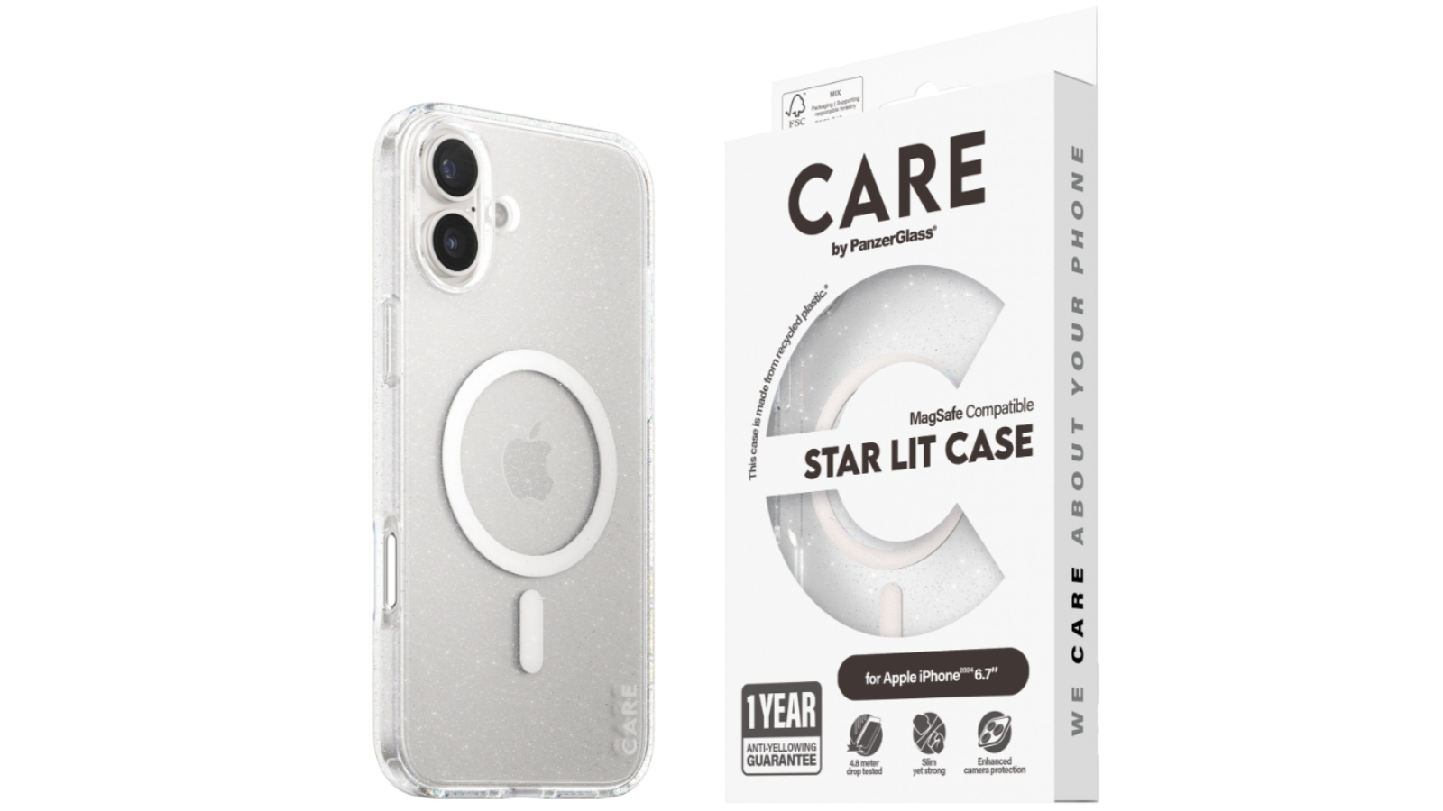 PANZER CARE Flagship MagSafe Case for iPhone 16 Plus - Starlight