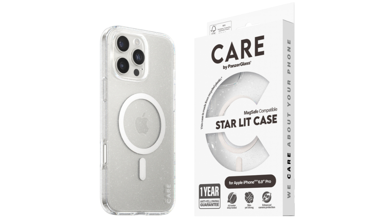 PANZER CARE Flagship MagSafe Case for iPhone 16 Pro Max - Starlight