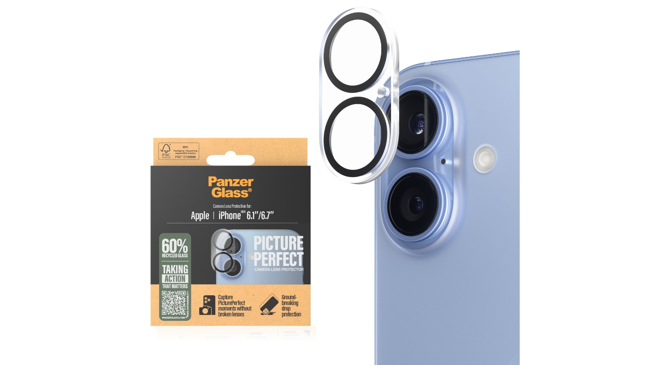 PanzerGlass Picture Perfect Lens Protector for iPhone 16/16 Plus