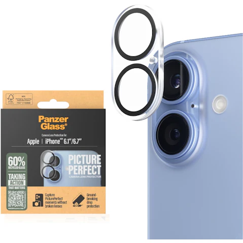 PanzerGlass Picture Perfect Lens Protector for iPhone 16/16 Plus