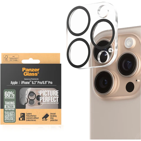 PanzerGlass Picture Perfect Lens Protector for iPhone 16 Pro/16 Pro Max