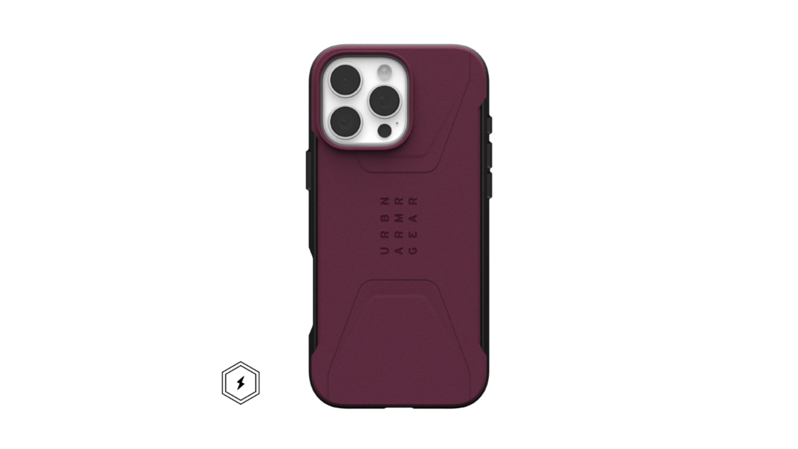 UAG Civilian MagSafe Case for iPhone 16 Pro - Bordeaux