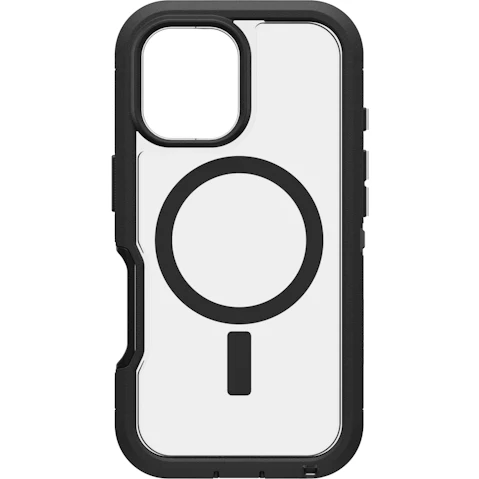 OtterBox Defender Series XT Clear for MagSafe Case for iPhone 16 - Dark Side