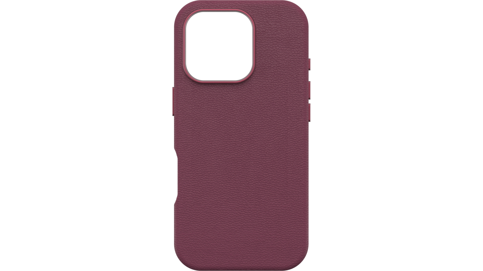 OtterBox Symmetry Series Cactus Leather for MagSafe Case for iPhone 16 Pro - Maroon Bells