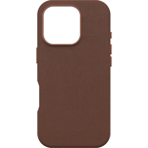OtterBox Symmetry Series Cactus Leather for MagSafe Case for iPhone 16 Pro - Rich Adobe