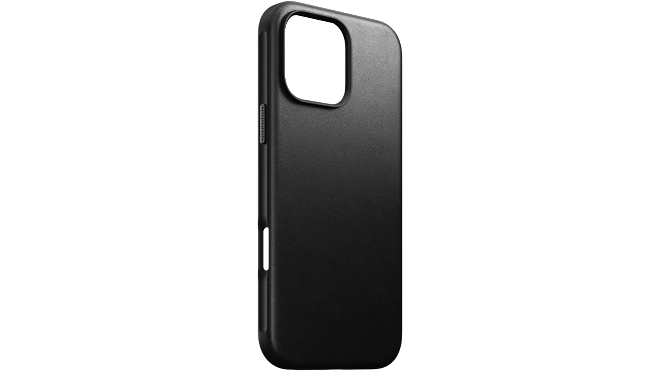 NOMAD Modern Leather Case for iPhone 16 Pro Max - Black