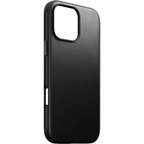 NOMAD Modern Leather Case for iPhone 16 Pro Max - Black
