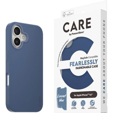 Panzer CARE Fashion Case for iPhone 16 - Blue