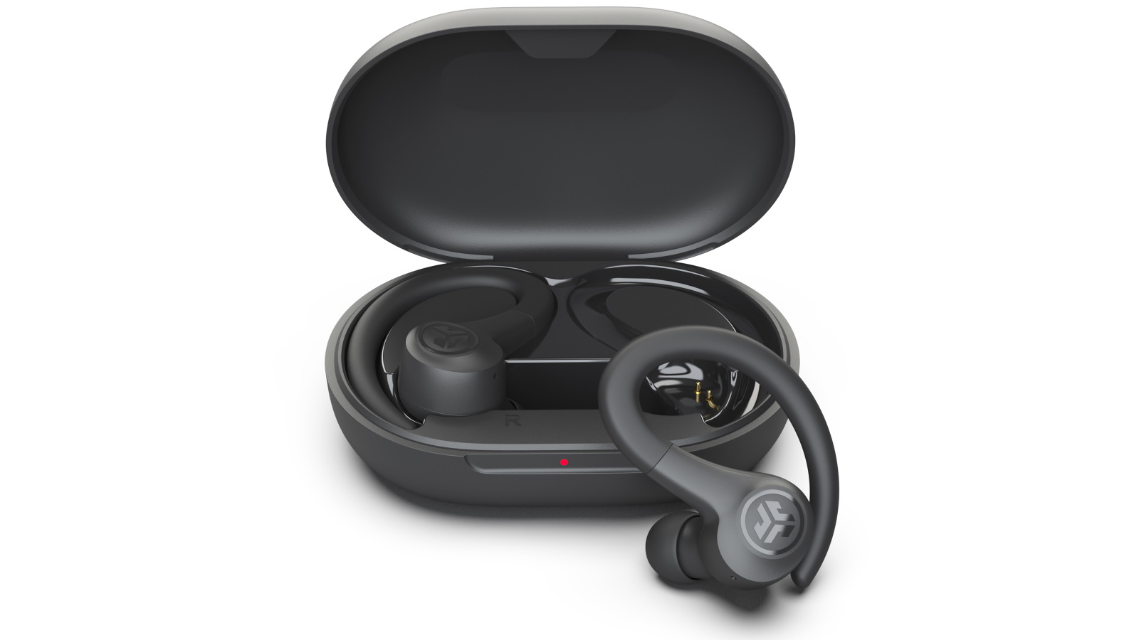 JLab GO Air Sport True Wireless Earbuds with USB-C Charging - Graphite
