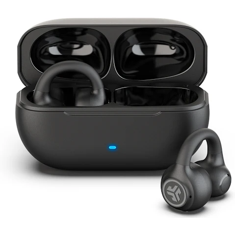 JLab Flex Open Wireless Earbuds - Black