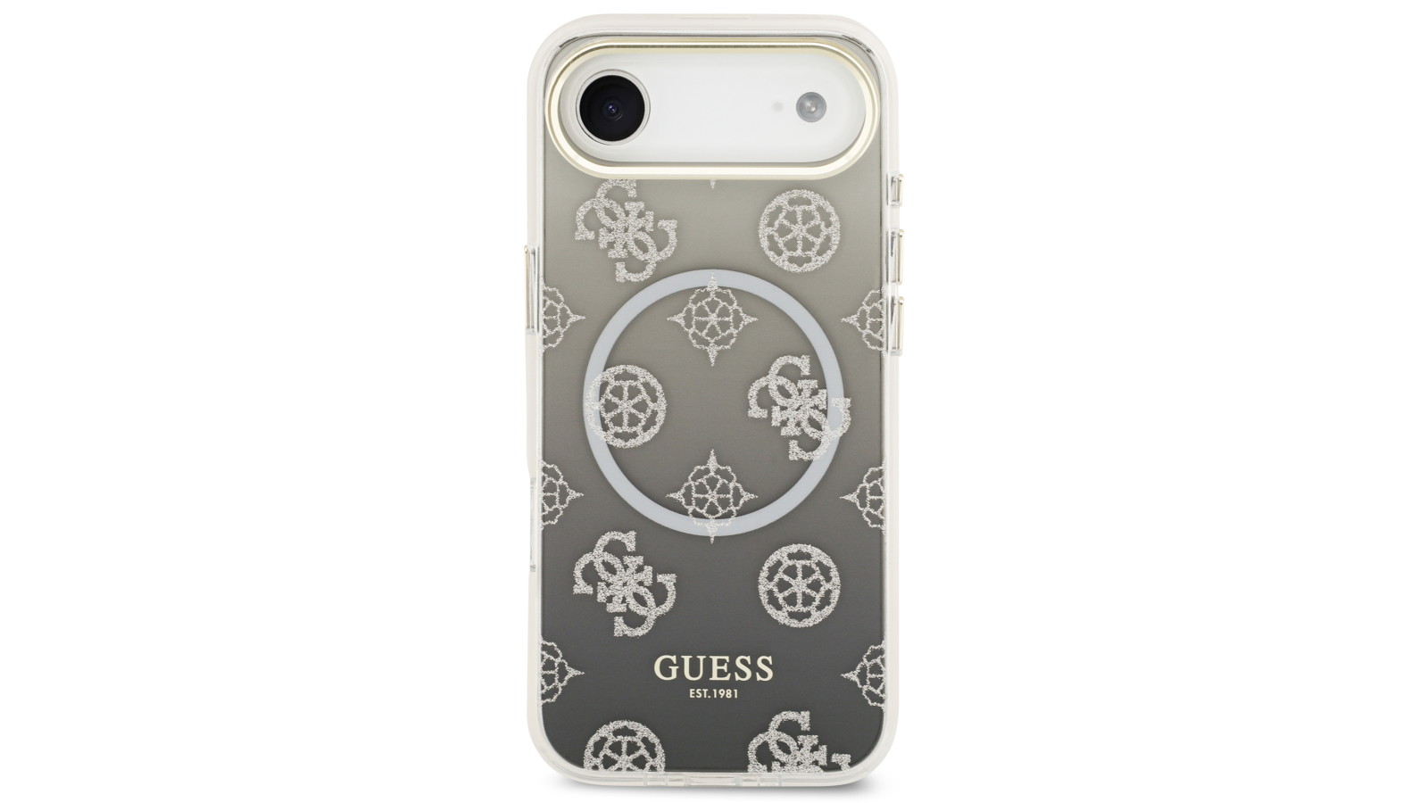 Guess Peony Edition Gradient Glitter Case for iPhone Air - Grey