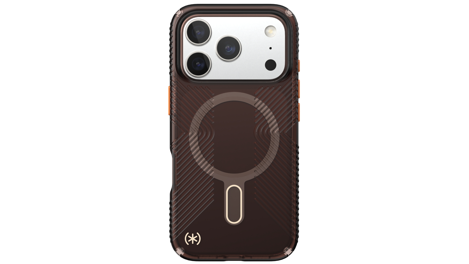 Speck Presidio Lux Grip MagSafe with ClickLock Case for iPhone 17 Pro - Matte Orange