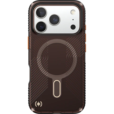 Speck Presidio Lux Grip MagSafe with ClickLock Case for iPhone 17 Pro - Matte Orange