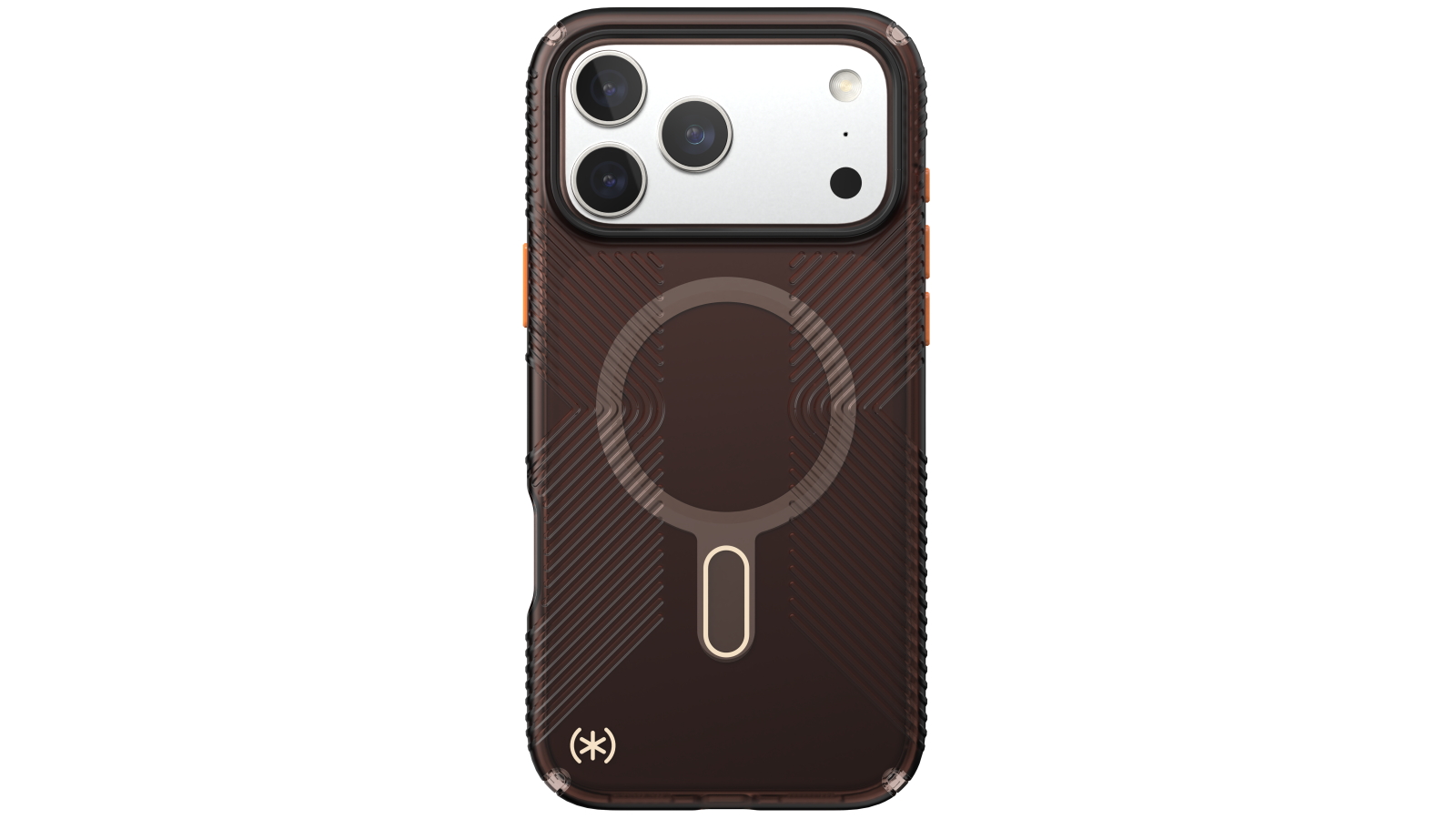 Speck Presidio Lux Grip MagSafe with ClickLock Case for iPhone 17 Pro Max - Matte Orange