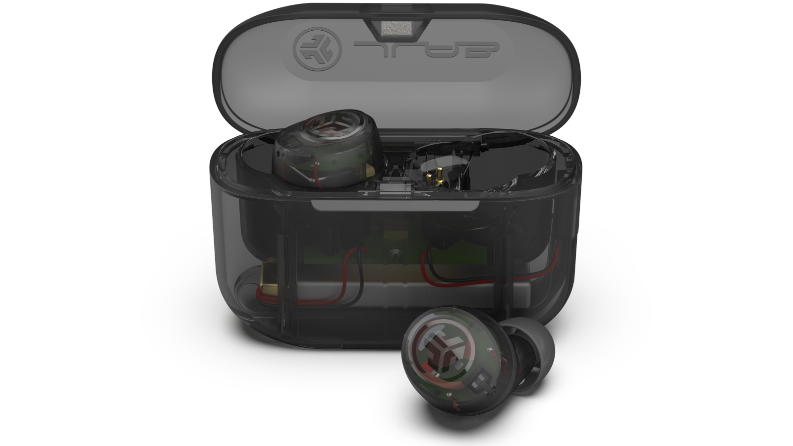 JLab GO Air POP True Wireless Earbuds - Clear