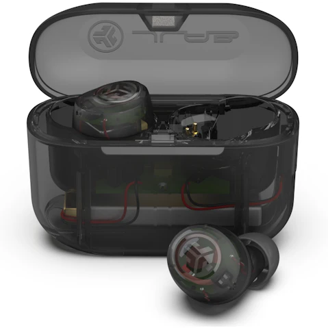 JLab GO Air POP True Wireless Earbuds - Clear