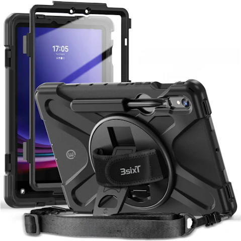 3sixT TraverseX Case for Galaxy Tab S10 Lite/S10 FE - Black