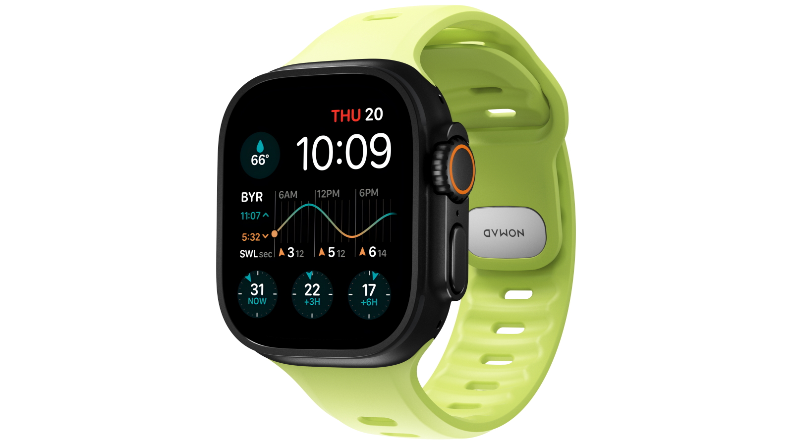 Nomad Tempo Band for Apple Watch 45mm/46mm/49mm - Lumen