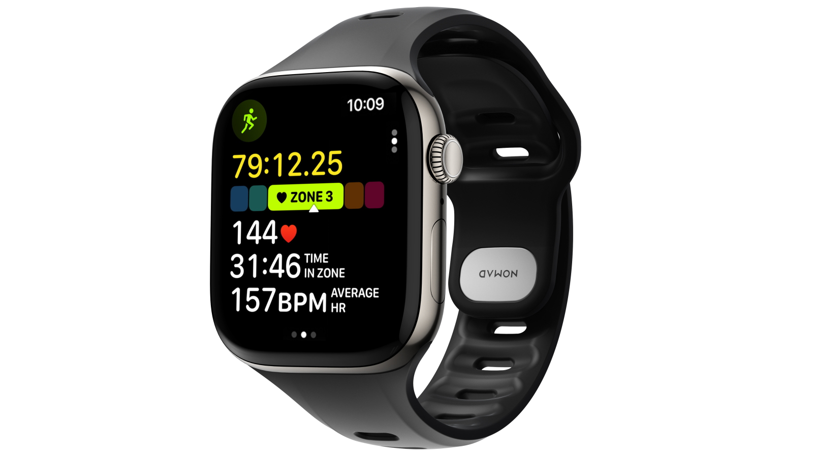 Nomad Tempo Band for Apple Watch 40mm/41mm/42mm - Black
