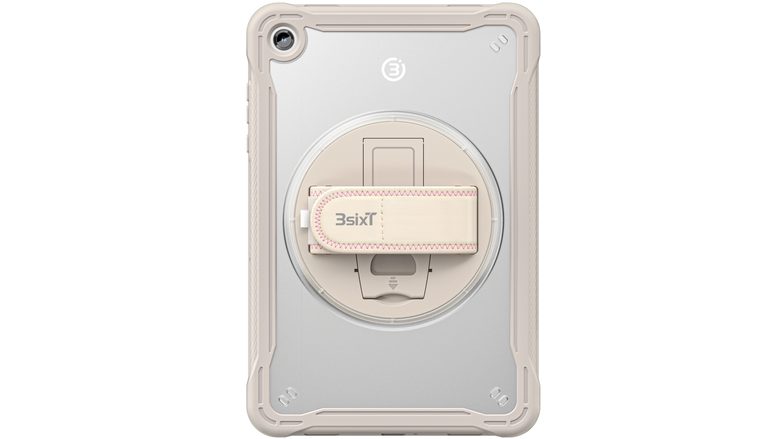 3sixT Rugged All One Protective Tablet Case for Galaxy Tab A11+ - Beige/Clear