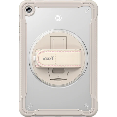 3sixT Rugged All One Protective Tablet Case for Galaxy Tab A11+ - Beige/Clear
