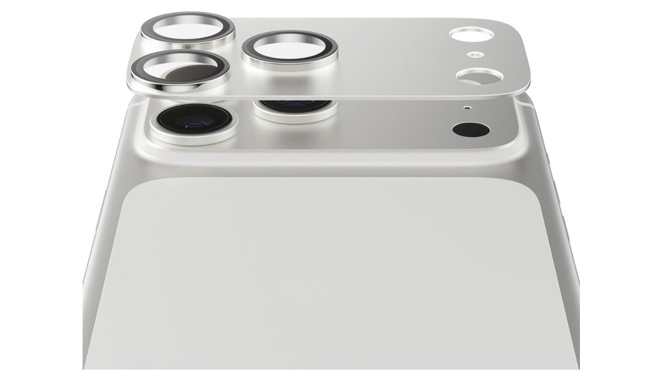 PanzerGlass Fender Camera Lens Protector for iPhone 17 Pro - Silver