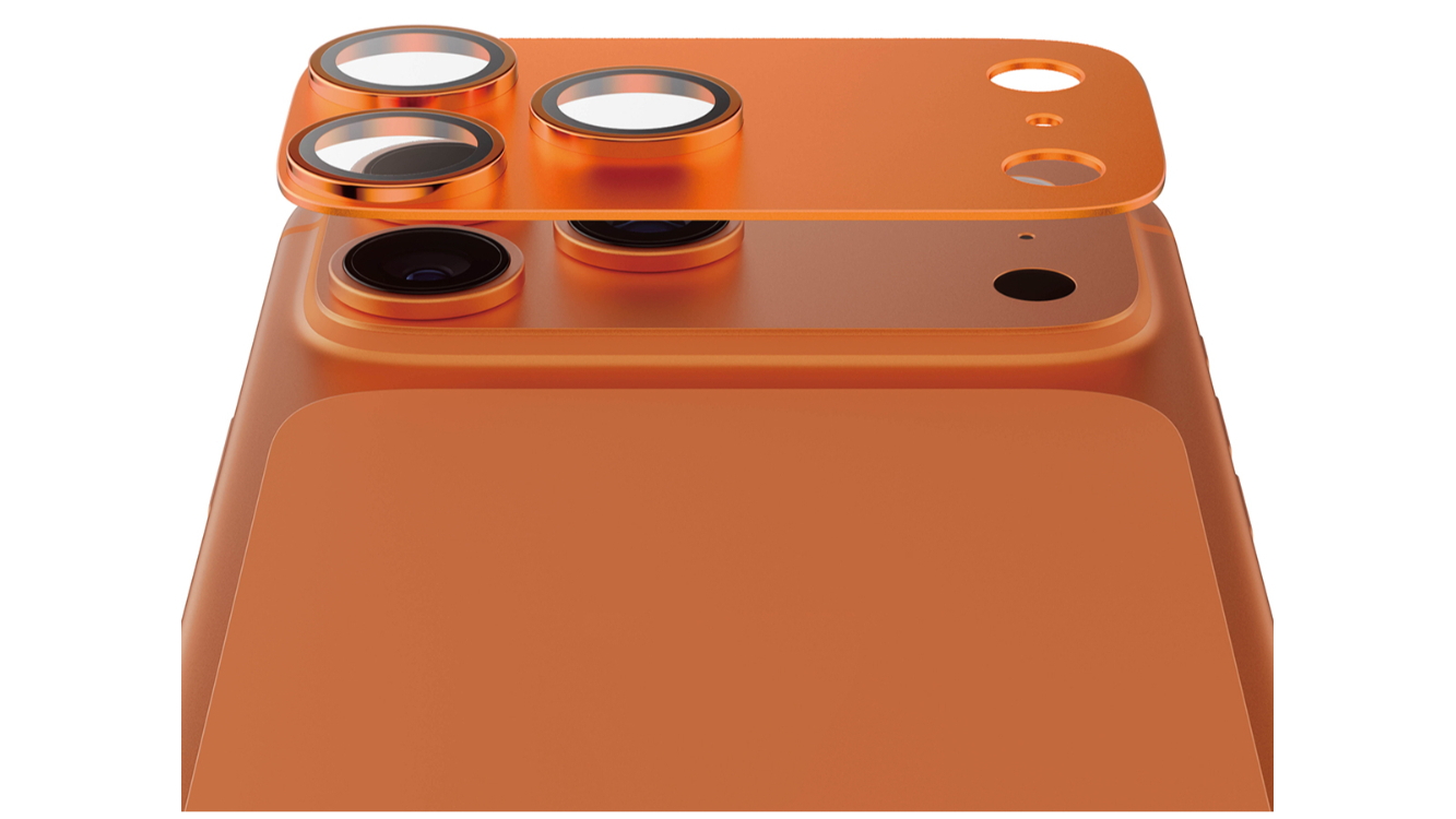PanzerGlass Fender Camera Lens Protector for iPhone 17 Pro Max - Cosmic Orange