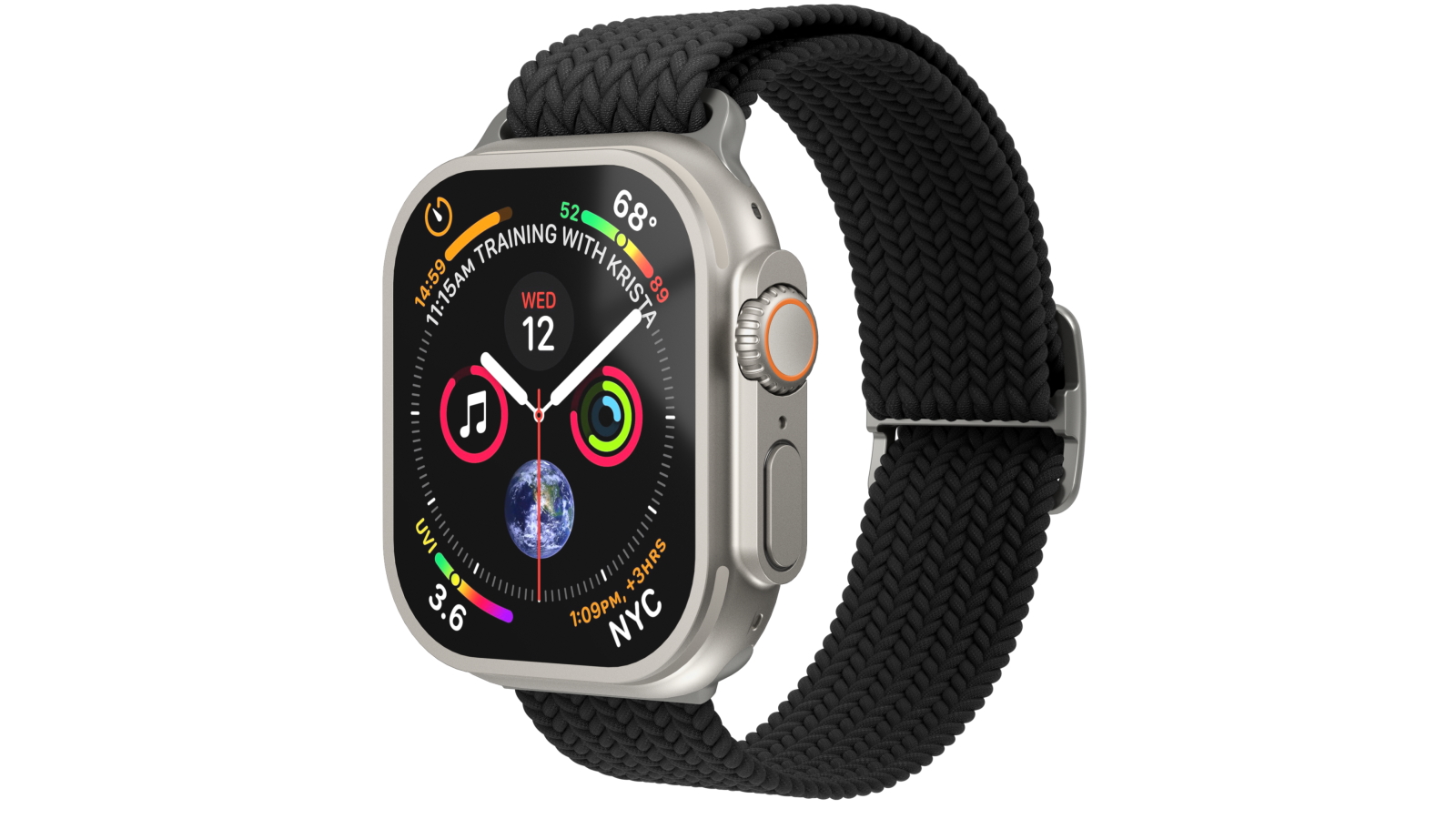 Vonmahlen Woven Loop for Apple Watch 40/42mm - Black