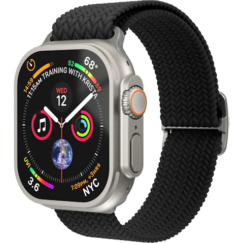 Vonmahlen Woven Loop for Apple Watch 44/46/49mm - Black