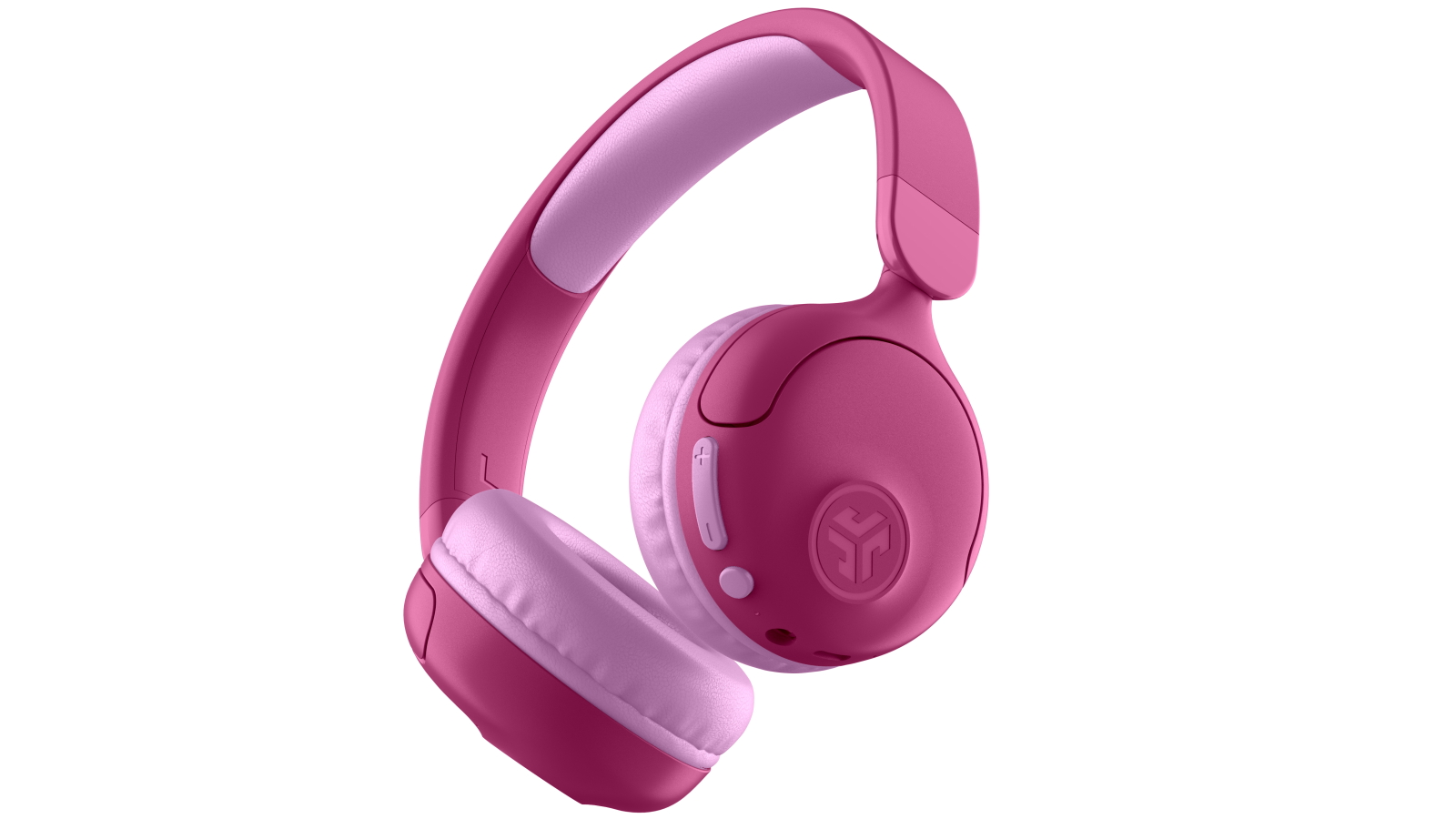 JLab JBuddies Pop 2-in-1 Wireless + Wired Kids Headphones - Pink