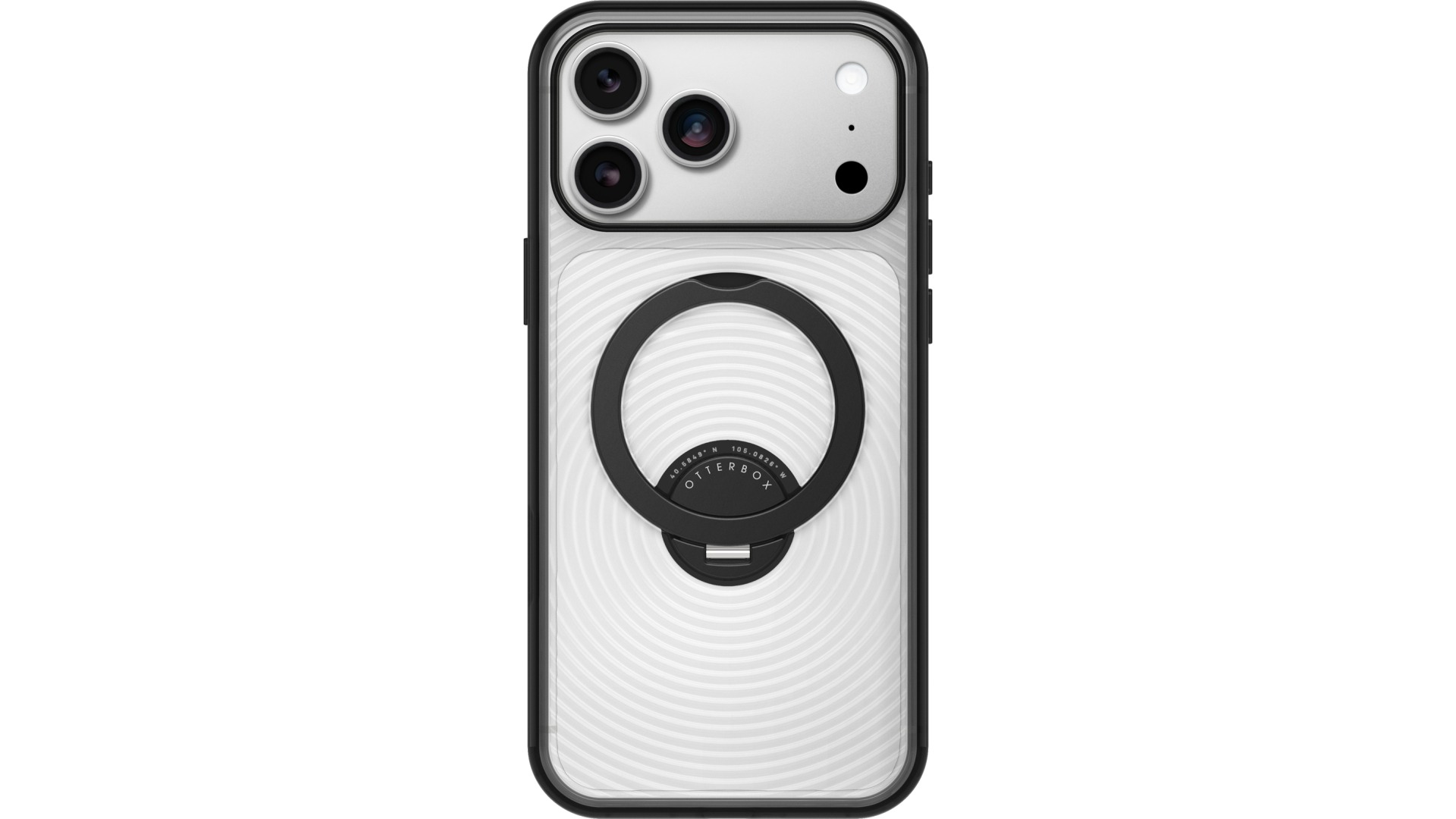 OtterBox Symmetry Series Stand MagSafe Case with Camera Control for iPhone 18 Pro Max - Clear/Black